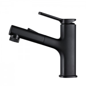 MP41002 black Pull out the basin faucet