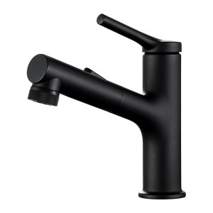 MP41001 black Pull out the basin faucet