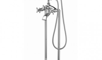 Shower system_Kitchen faucet_Bathroom faucet-KaiPing AIDA Sanitary Ware Technology Co.,LTD-Floor-mounted bathtub mixer